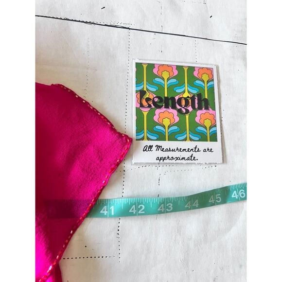 Vintage Sue Wong Pink Ruffle Beaded Silk Midi Dress Sz 8 90s Y2K Fairy Evening - Picture 10 of 10